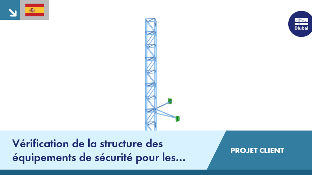 Calculs de vérification pour les équipements de sécurité utilisés dans la construction, montrés dans un modèle informatisé