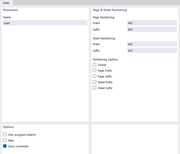 Onglet Base pour les lignes