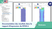 Documentation des résultats dans le rapport d'impression de RFEM 6