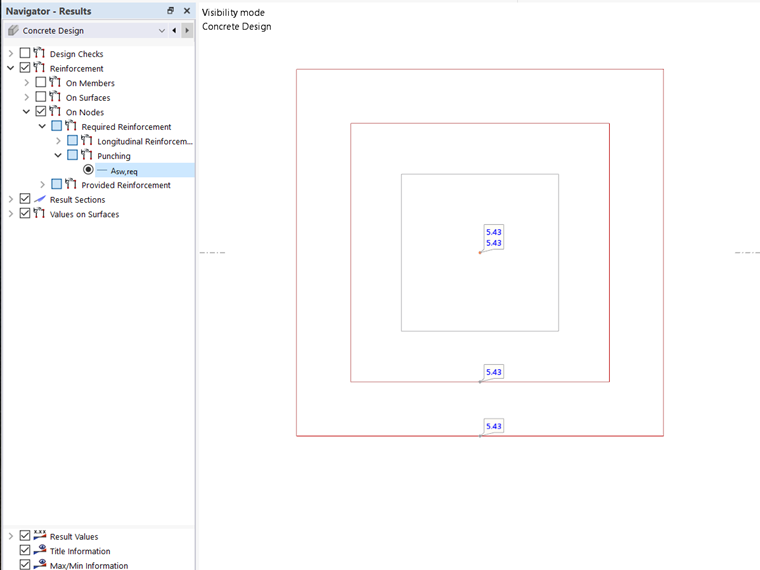 KB 001741 | Vérification du poinçonnement dans RFEM 6 selon l’ACI 318-19 et la CSA A23.3:19