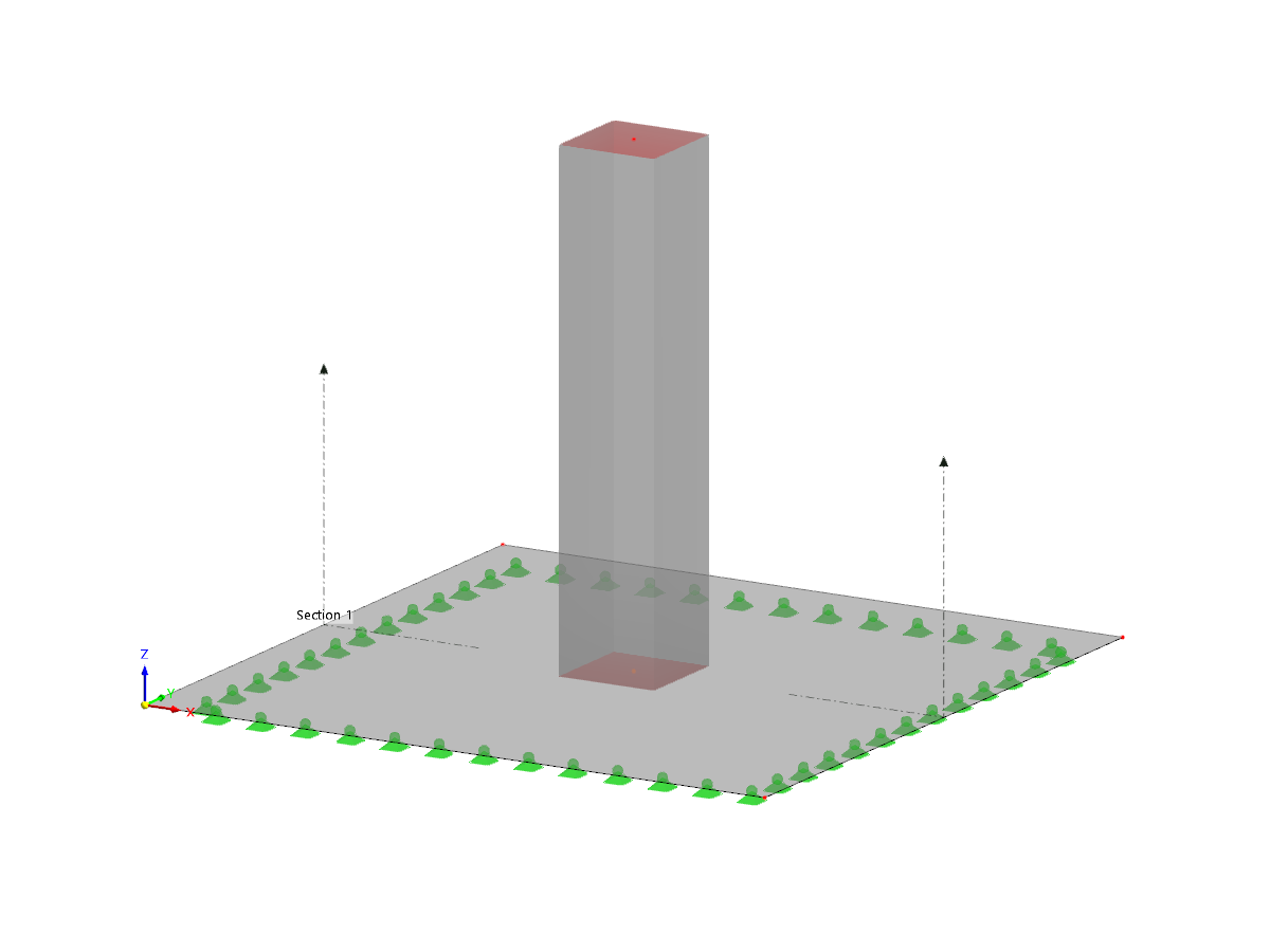 Exemple de vérification pour le poinçonnement
