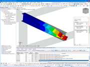 Graphique du mode propre pour la vérification de déversement. Utilisation du solveur de valeurs propres interne pour le facteur de charge critique.