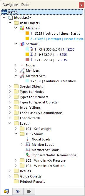 Navigateur - Données