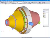 Modèle 3D de la cornue dans RFEM (©ATI COM)