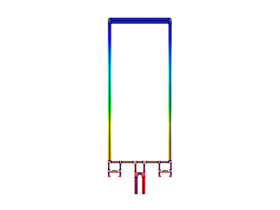 Section en aluminium