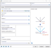 Boîte de dialogue « Nouvelle libération nodale »