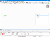 Éléments dans la fenêtre de travail de RFEM 6
