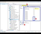 Sélection des résultats partiels de l’analyse spectrale pour le rapport d’impression