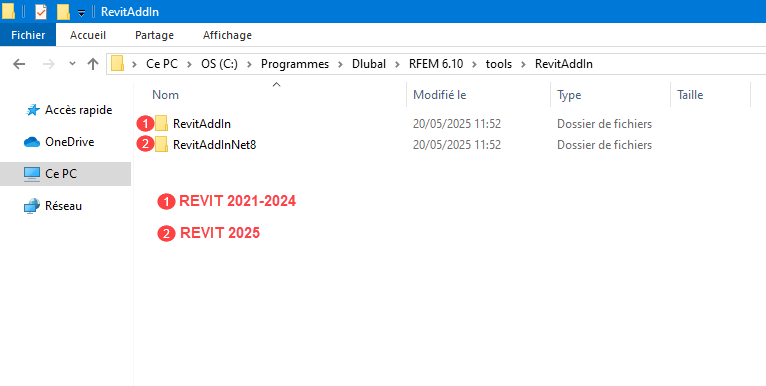 FAQ 005306 | Le plug-in Autodesk Revit est-il installé automatiquement dans RFEM 6 ?