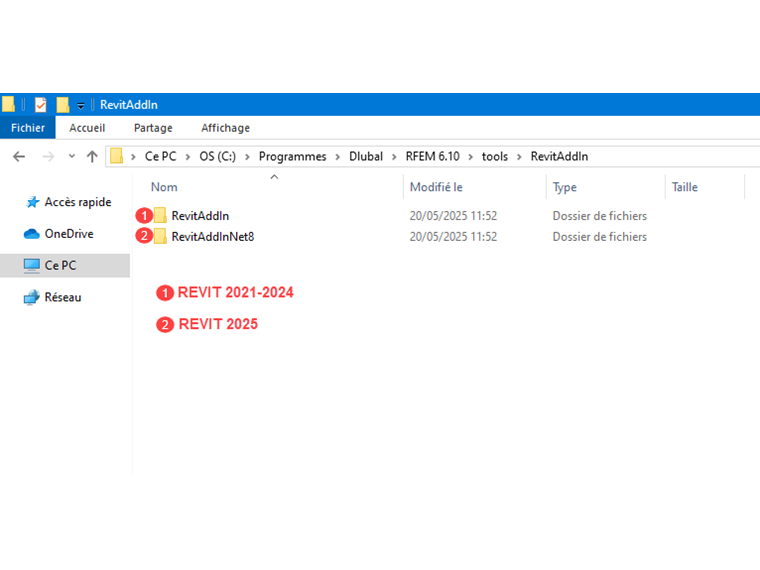 FAQ 005306 | Le plug-in Autodesk Revit est-il installé automatiquement dans RFEM 6 ?