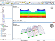 Membrane soutenue par un arc