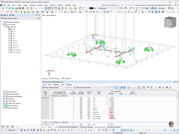 Contrainte dans les assemblages soudés