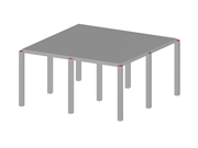 Dalle de béton sur poteaux