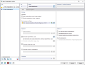Boîte de dialogue « Nouvel assistant de combinaisons »