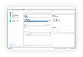 Icône représentant des techniques d’analyse structurelle linéaire et non linéaire dans RFEM 6 avec des éléments graphiques abstraits