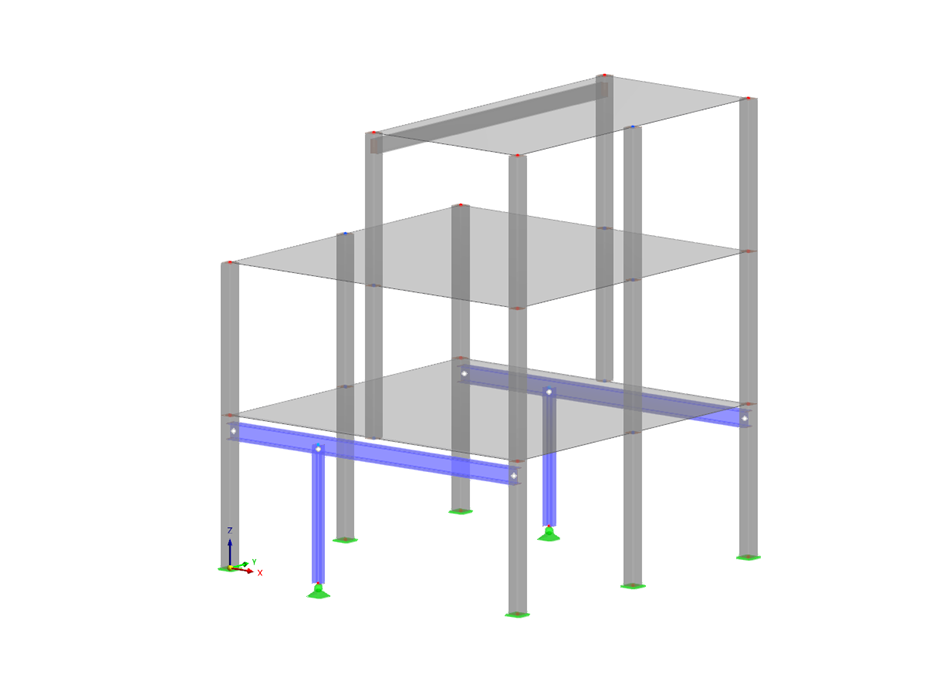 Bâtiment en acier et béton | Analyse des phases de construction (États-Unis)