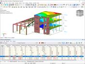 Masses modales effectives liées aux 10 premiers modes