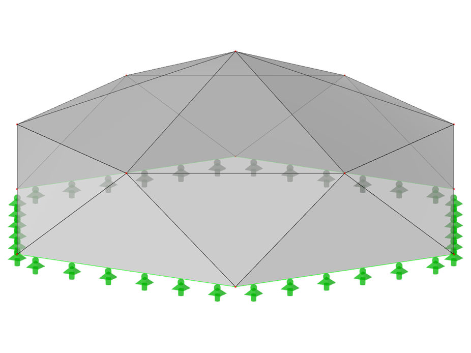 Numéro de modèle 503 | 034-FPC023-a | Pyramidal Folded Polygonal Structure