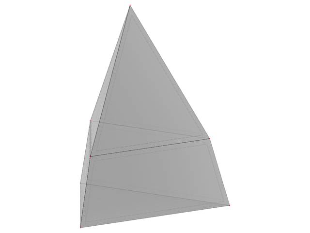 Numéro de modèle 2151 | SLD004 | Pyramide avec partie inférieure effilée