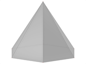 Numéro de modèle 2200 | SLD031 | Pyramide hexagonale