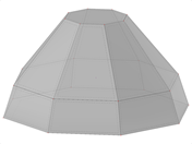 Numéro de modèle 2213 | SLD044 | Pyramide tronquée avec partie inférieure effilée