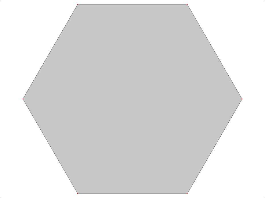 Numéro de modèle 2279 | SS010 | Saisie via le nombre d'arêtes (5 ou plus), la longueur de l'arête, le rayon du cercle circonscrit ou inscrit