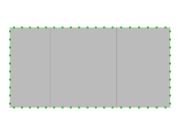 L’image représente une dalle en béton divisée en trois sections distinctes, illustrant sa configuration structurelle et sa conception.