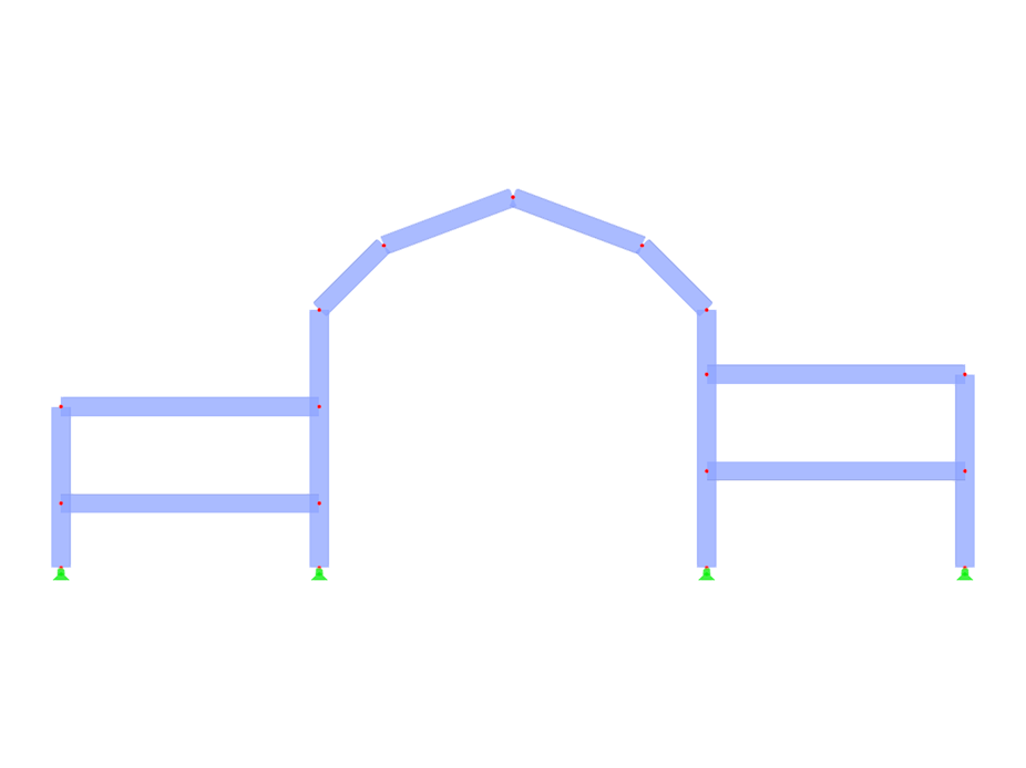 Modèle ID 3310 | F3B018 | Portiques à trois travées