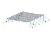 ID de Modèle 3557 | CT001-b | Système spatial parallèle avec stabilisation par contre-câbles