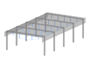 Modèle ID 3659 | HSS003p | Système de structure hybride