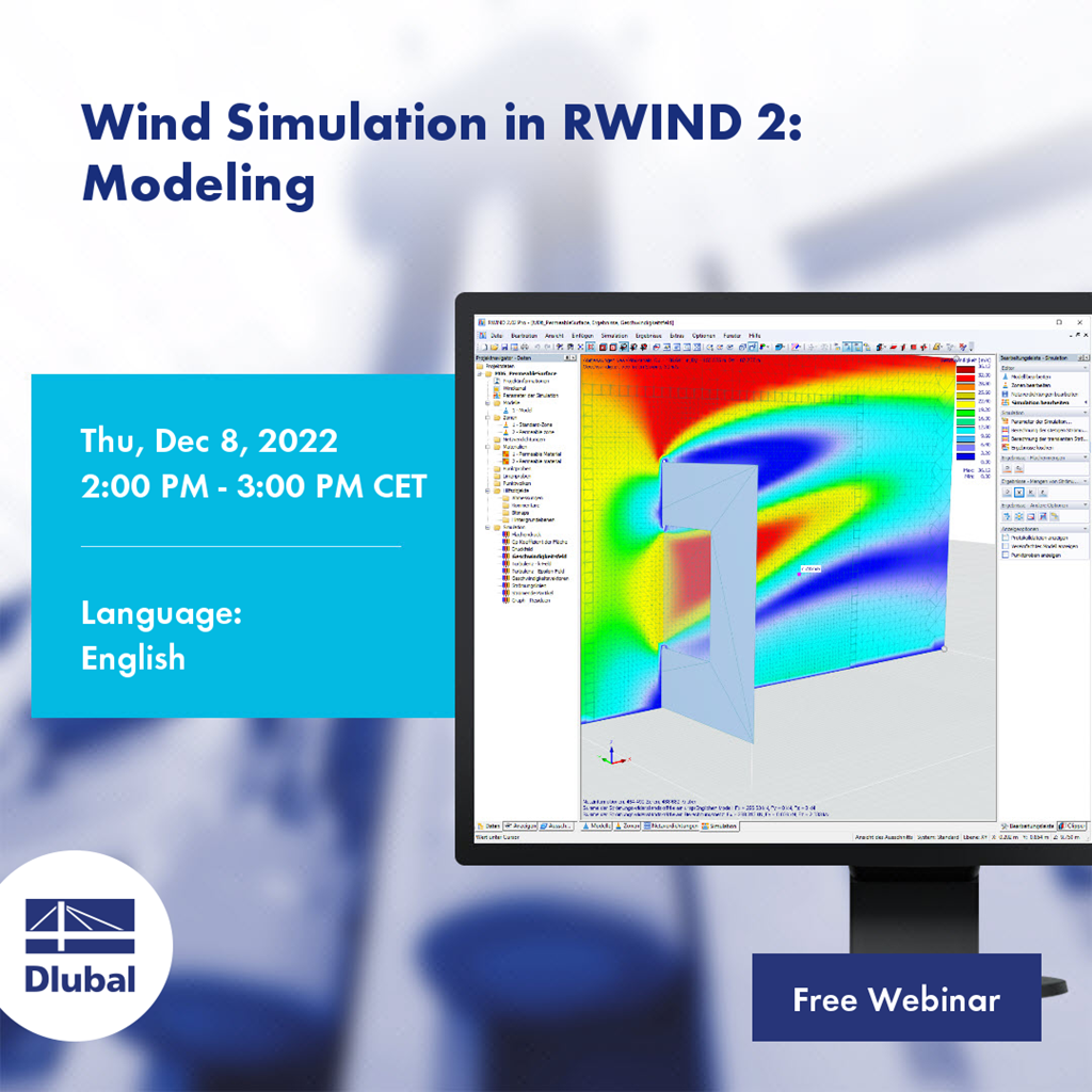 Simulation des flux de vent dans RWIND 2 : Modélisation