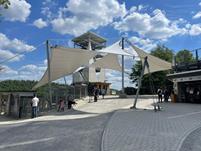 Toiture à membrane du Harzdrenalin au Rappbodetalsperre dans le Harz (© Ingenieurbüro Gisela Zündel)