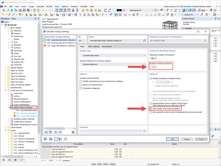 FAQ 005336 | Comment animer une augmentation de charge ou un processus de construction ?
