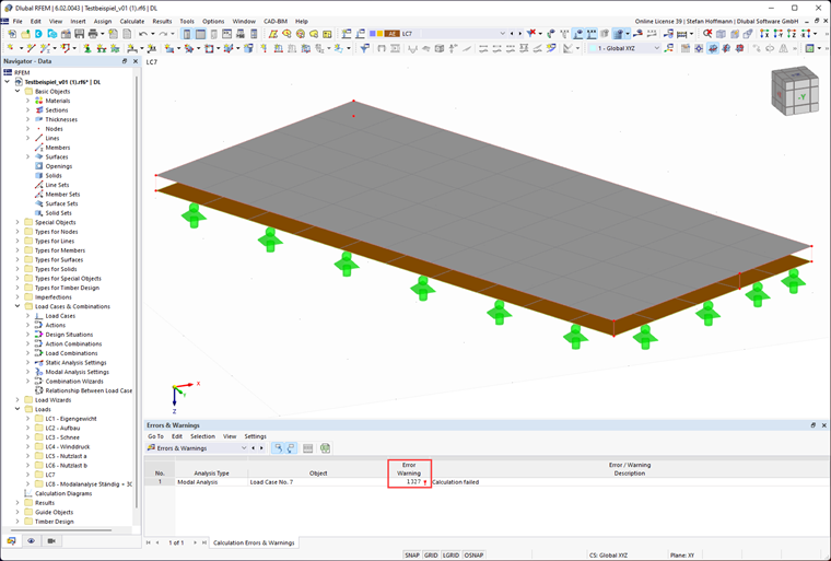 FAQ 005341 | J'obtiens l'erreur 1327 : Le calcul a échoué. Que puis-je faire ?