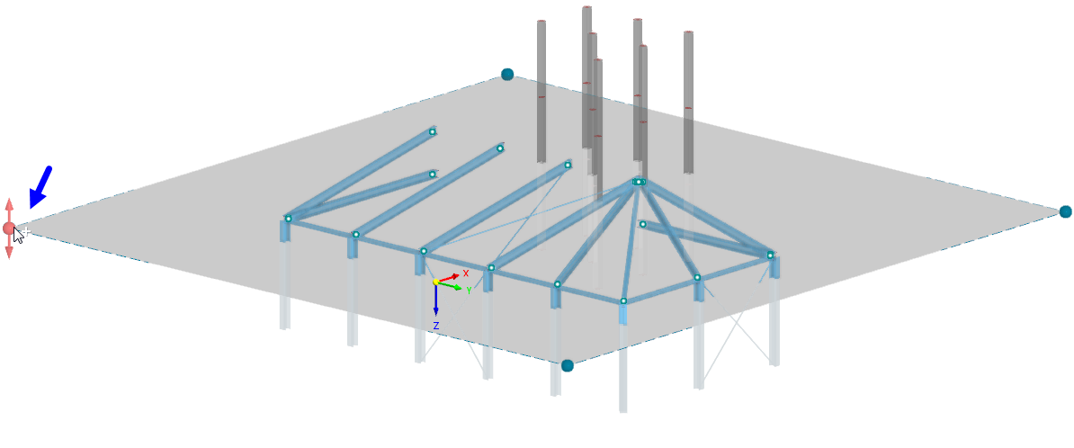 Utilisez la touche Ctrl pour déplacer graphiquement le plan de coupe à intervalles fixes
