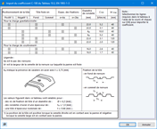 Boîte de dialogue « Importation du coefficient C-100 du Tableau 10.3, EN 1993-1-3 »