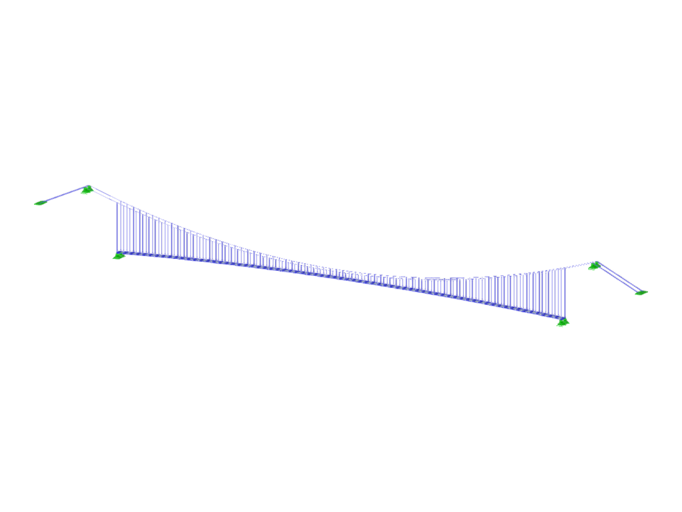 Modèle 003913 | Pont suspendu
