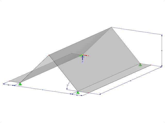 Modèle 000519 | FPL006 | Inclinaison via la hauteur/l'angle/la pente avec des paramètres