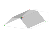 Modèle 000533 | FPL040 | Inclinaison via la hauteur/l'angle/la pente