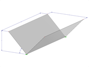 Modèle 000537 | FPL020 | Inclinaison via la hauteur/l'angle/la pente avec des paramètres