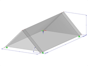 Modèle 000539 | FPL010-b | Inclinaison via la hauteur/l'angle/la pente avec des paramètres