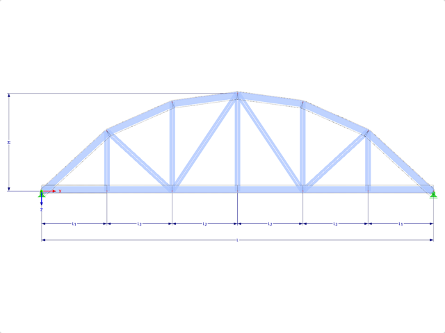 Modèle 001639 | FT701c-plg-b | Poutre en arc avec paramètres