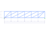 Modèle 001724 | FT050-b | Treillis à nervures parallèles avec paramètres