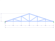 Modèle 001764 | FT300 | Treillis triangulaire avec paramètres