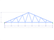 Modèle 001765 | FT305 | Treillis triangulaire avec paramètres