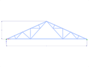 Modèle 001768 | FT312 | Treillis triangulaire avec paramètres