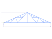 Modèle 001776 | FT320 | Treillis triangulaire avec paramètres