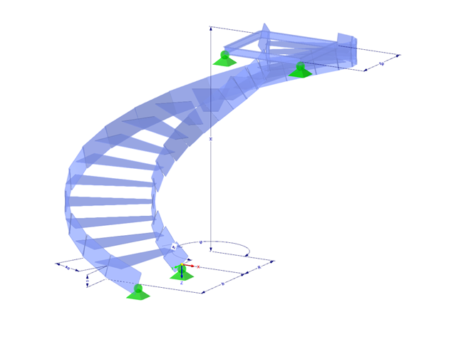 Modèle 003034 | STS020-plg-a | Escaliers avec paramètres