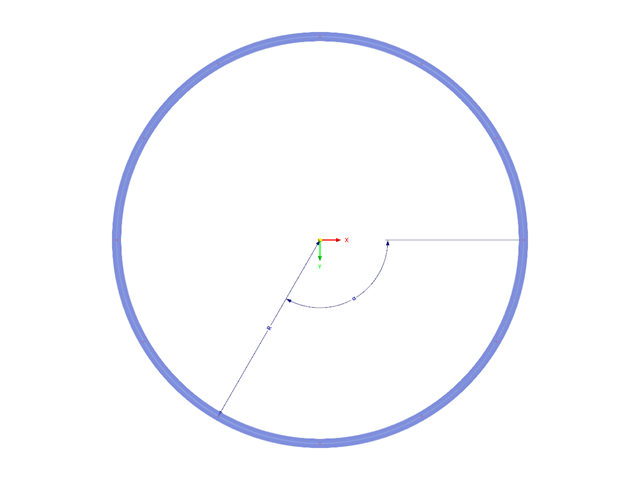 Modèle 003117 | CRC002-b | Poutre circulaire avec paramètres