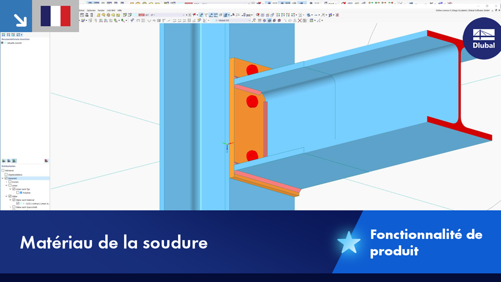 Grafische Darstellung der Materialparameter und Eigenschaften einer Schweißnaht.